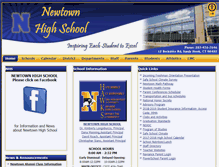 Tablet Screenshot of newtown.nhs.schooldesk.net