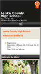 Mobile Screenshot of leakesd.lchs.schooldesk.net