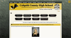 Desktop Screenshot of colquitt.high.schooldesk.net